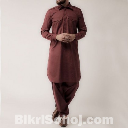 Men's Long Kabli Set